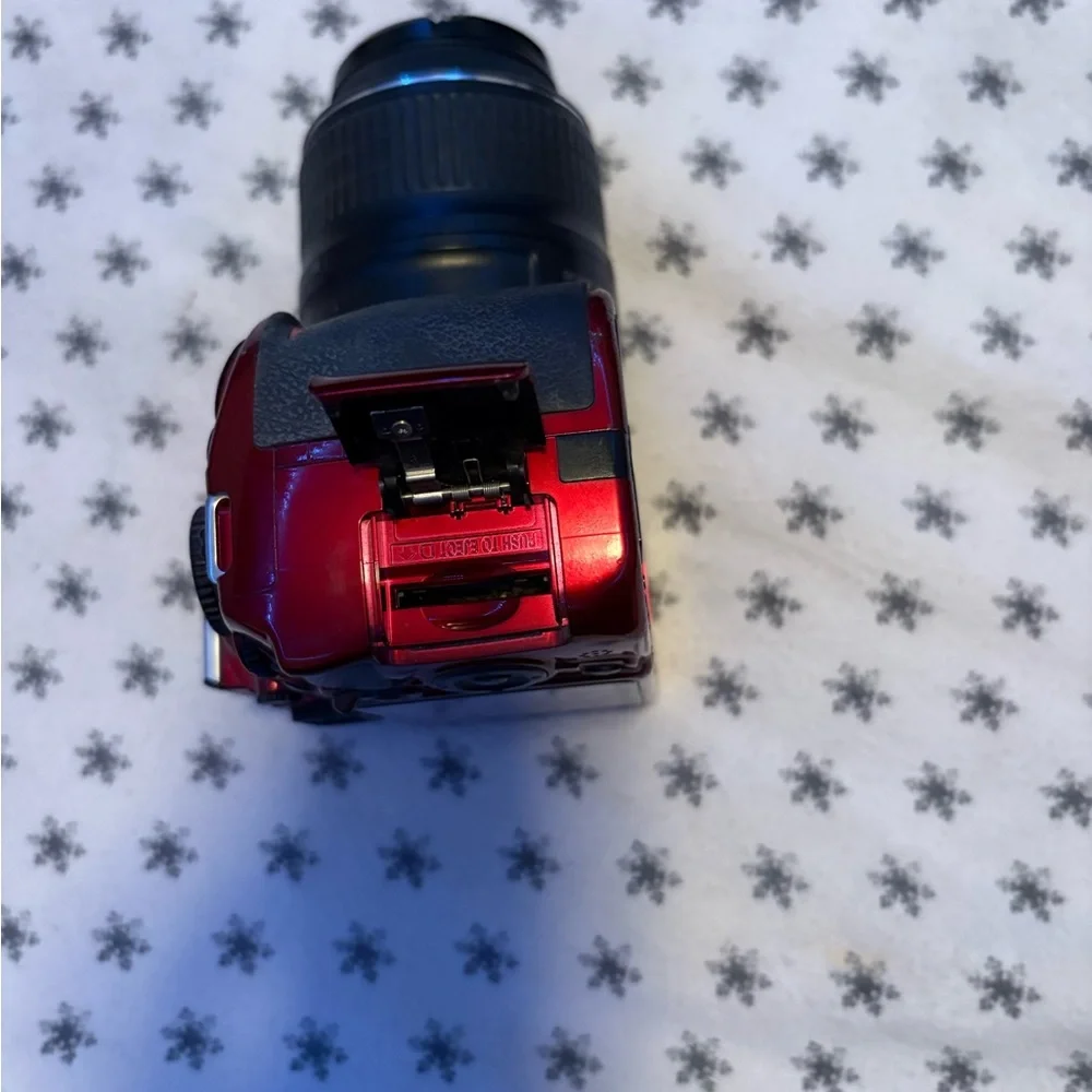 Nikon Red DSLR Camera